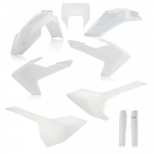 KIT DE PLASTICA COMPLETO HUSQVARNA ENDURO 2017/18/19 BLANCO